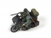 Zvezda 3717 German Motocycle Zündapp K800 with sidecar and crew 1/35